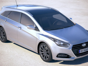 Hyundai i40 2018 Tourer Modelo 3D