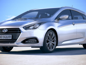 Hyundai i40 2018 Tourer Modelo 3D