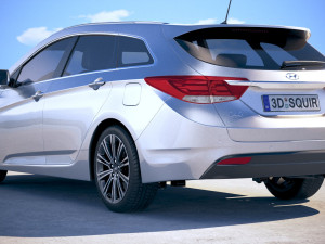 Hyundai i40 2018 Tourer Modelo 3D