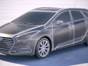 Hyundai i40 2018 Tourer Modelo 3D