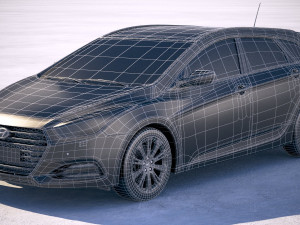 Hyundai i40 2018 Tourer Modelo 3D