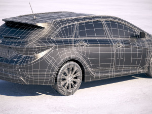 Hyundai i40 2018 Tourer Modelo 3D