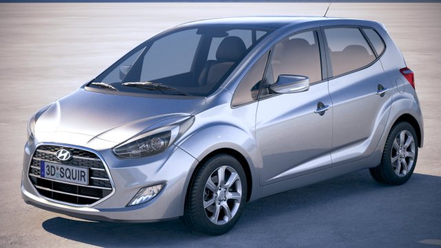 Hyundai ix20 2018 3D Model .c4d .max .obj .3ds .fbx .stl .blend