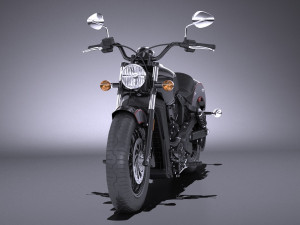 Indian Scout Sixty 2018 3D Модель