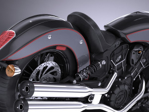 Indian Scout Sixty 2018 3D Модель