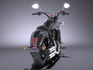 Indian Scout Sixty 2018 3D Модель