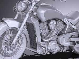 Indian Scout Sixty 2018 3D Модель