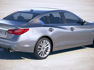 Infiniti Q50 2018 3D 模型