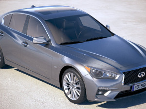 Infiniti Q50 2018 3D 模型