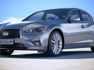 Infiniti Q50 2018 3D Model