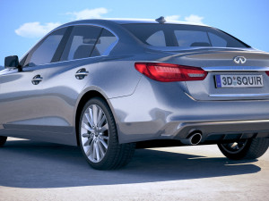 Infiniti Q50 2018 3D 模型