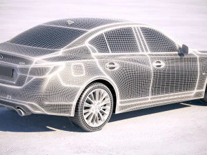 Infiniti Q50 2018 3D Model