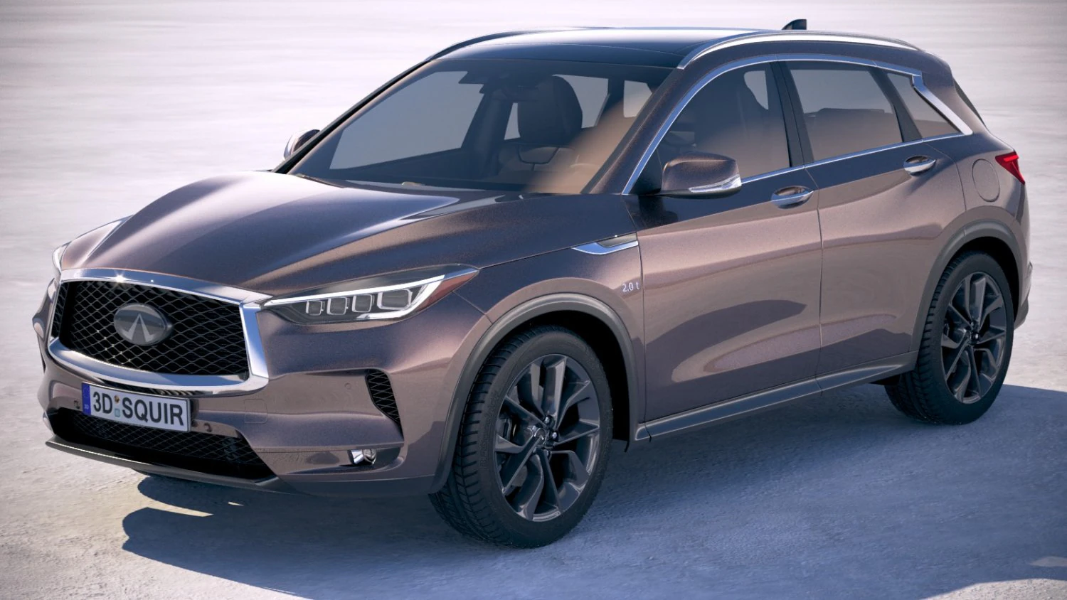 Infiniti QX50 2019 Modelo 3D .c4d .max .obj .3ds .fbx .stl .blend 