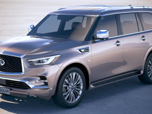 infinity qx80 2018 3D Model