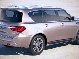 Infinity QX80 2018 3D Model