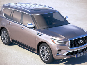 Infinity QX80 2018 Model 3D