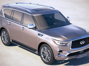 Infinity QX80 2018 3D Model