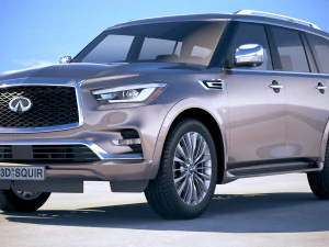 Infinity QX80 2018 3D Model