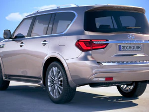 Infinity QX80 2018 3D Model