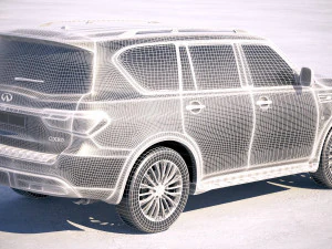 Infinity QX80 2018 3D Model