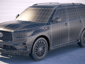 Infinity QX80 2018 Model 3D