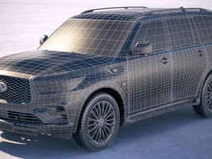 Infinity QX80 2018 3D Model