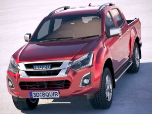 Isuzu D-max 2017 3D Model