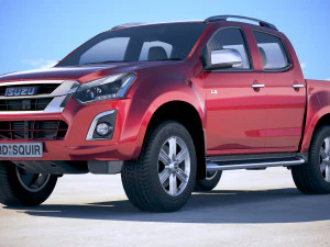 Isuzu D-max 2017 3D Model