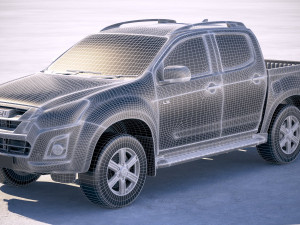 Isuzu D-max 2017 3D 모델