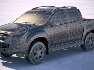 Isuzu D-max 2017 3D Model