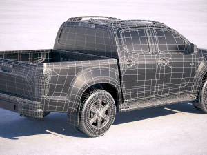 Isuzu D-max 2017 3D Model
