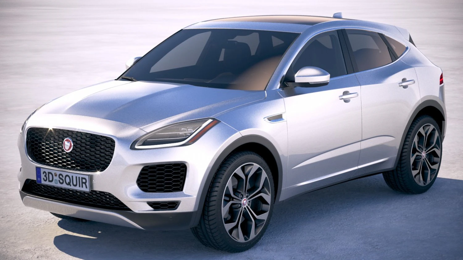 Jaguar E-pace 2018 3D Модель .c4d .max .obj .3ds .fbx .stl .blend 