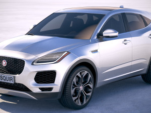 Jaguar E-pace 2018 3Dモデル