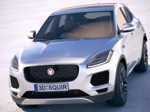 Jaguar E-pace 2018 3D Модель