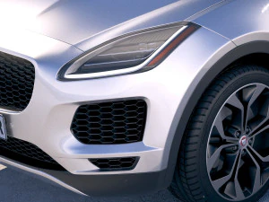 Jaguar E-pace 2018 3D Модель