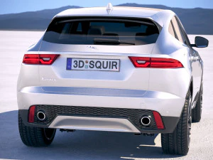 Jaguar E-pace 2018 3D Модель