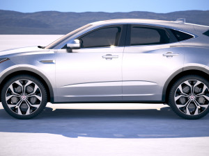 Jaguar E-pace 2018 3D Модель
