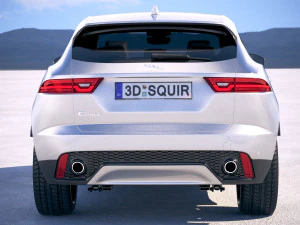 Jaguar E-pace 2018 3D Модель