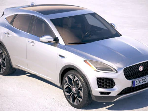 Jaguar E-pace 2018 3D Модель
