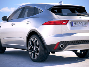 Jaguar E-pace 2018 3D Модель