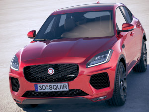 Jaguar E-pace R-dynamic 2018 3D Модель