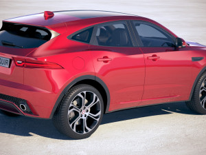 Jaguar E-pace R-dynamic 2018 3D Модель