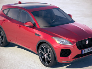 Jaguar E-pace R-dynamic 2018 3D Модель