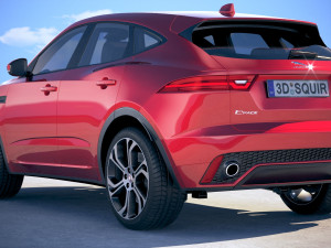 Jaguar E-pace R-dynamic 2018 3D Модель