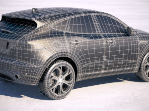 Jaguar E-pace R-dynamic 2018 3D Модель
