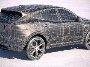 Jaguar E-Pace R-Dynamic 2018 Modello 3D