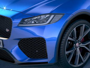 Jaguar F-pace SVR 2019 Model 3D