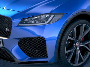 Jaguar F-pace SVR 2019 3D Model