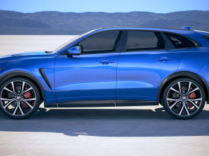 Jaguar F-pace SVR 2019 Model 3D
