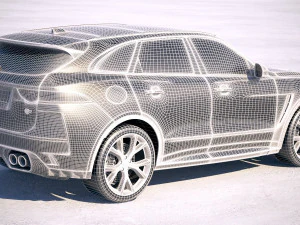 Jaguar F-pace SVR 2019 3D Model